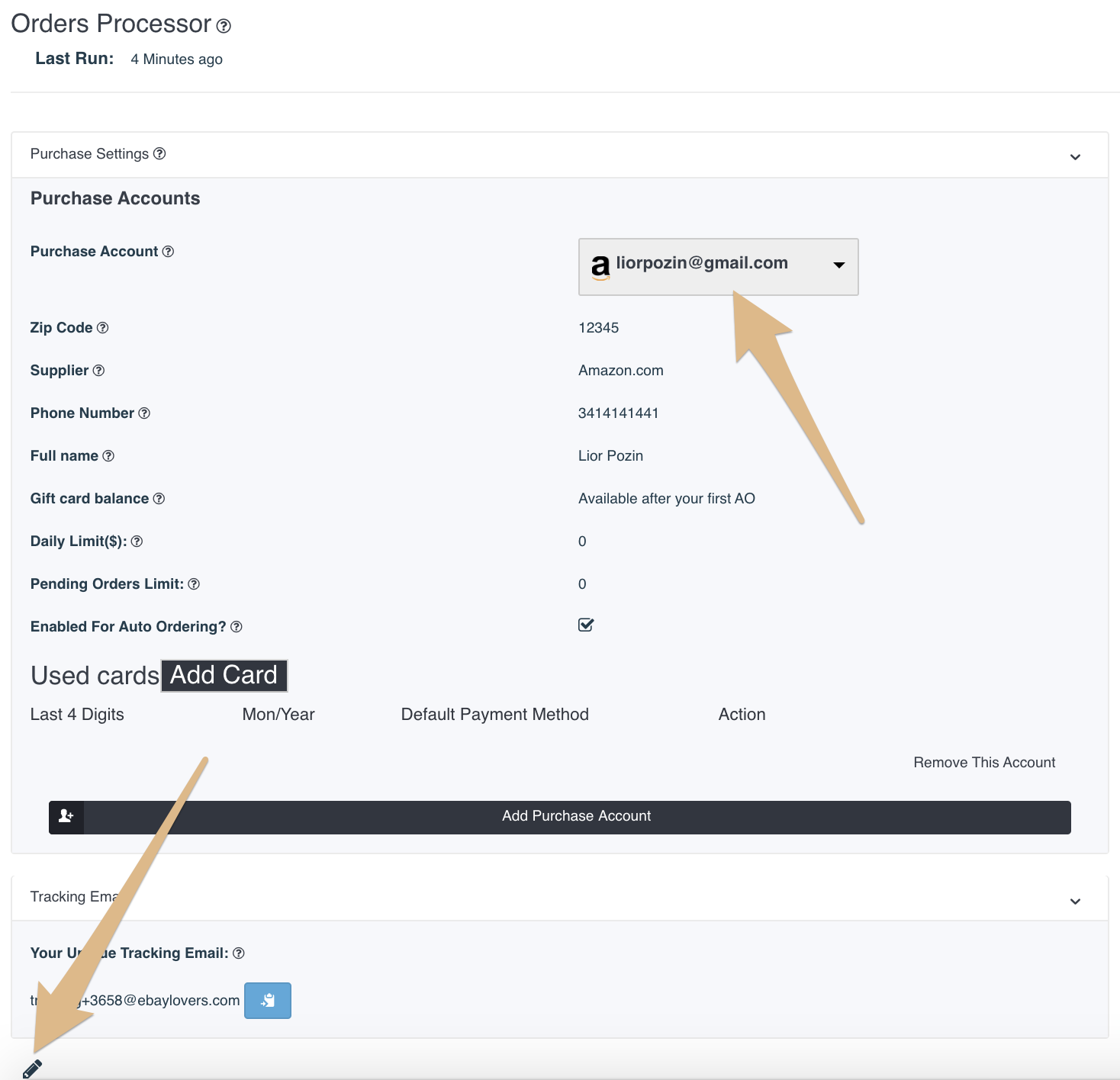 How to update your Amazon auto ordering accounts for the OTP (two